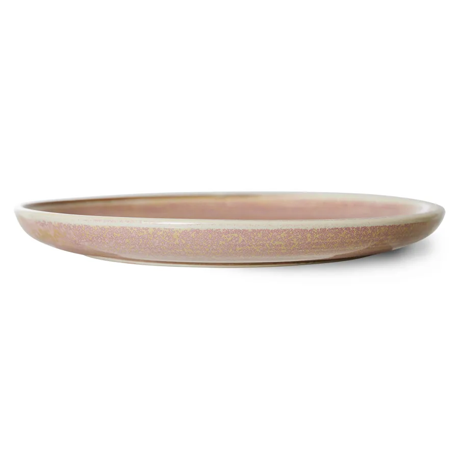 Assiette à dîner Home Chef Ø26 cm, Rustic pink HKliving