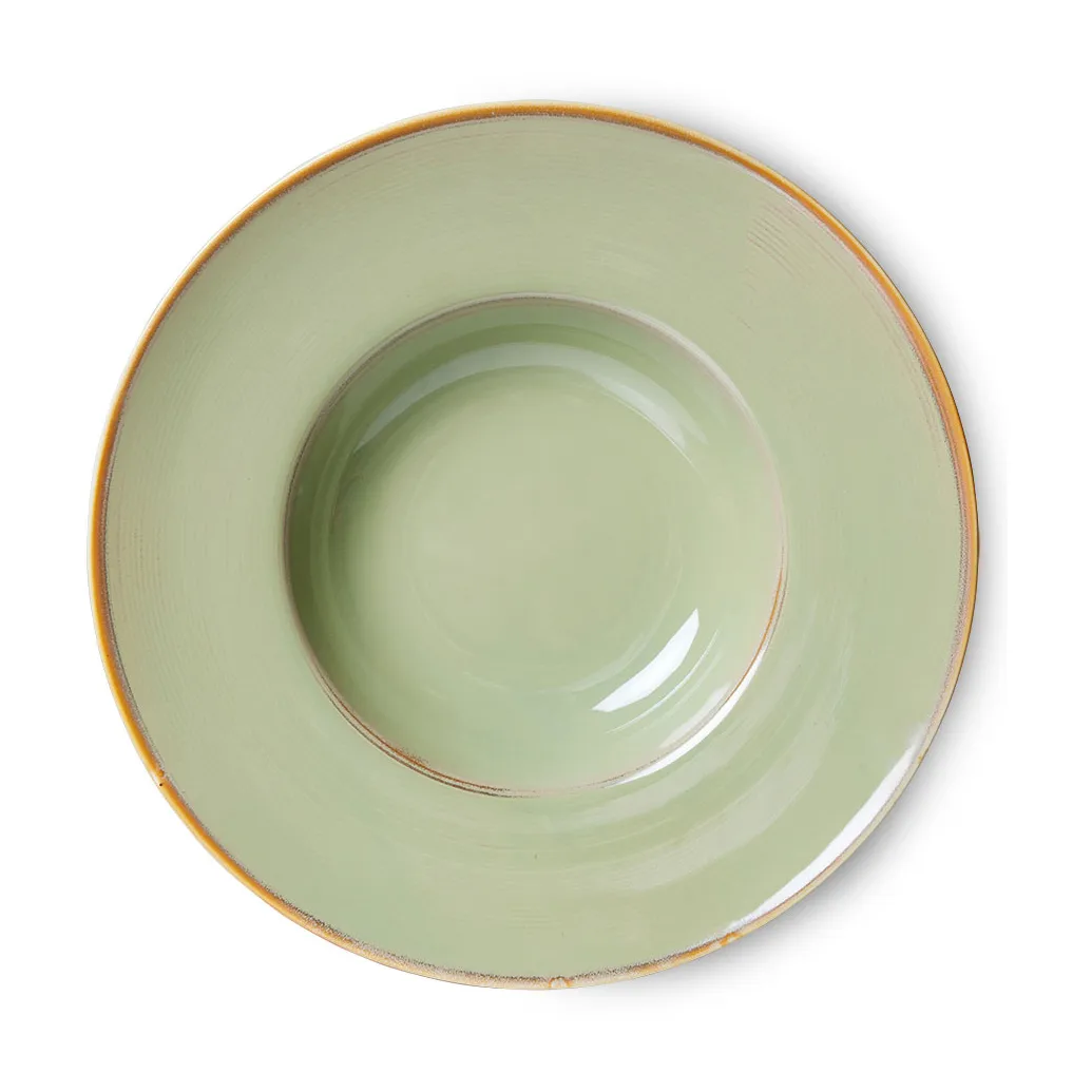 Assiette à pâtes Home Chef Ø28,5 cm, Moss green HKliving