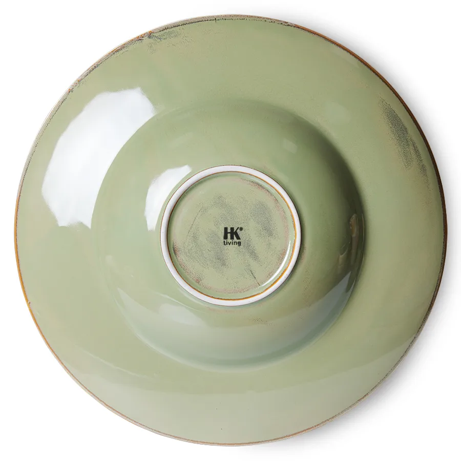 Assiette à pâtes Home Chef Ø28,5 cm, Moss green HKliving