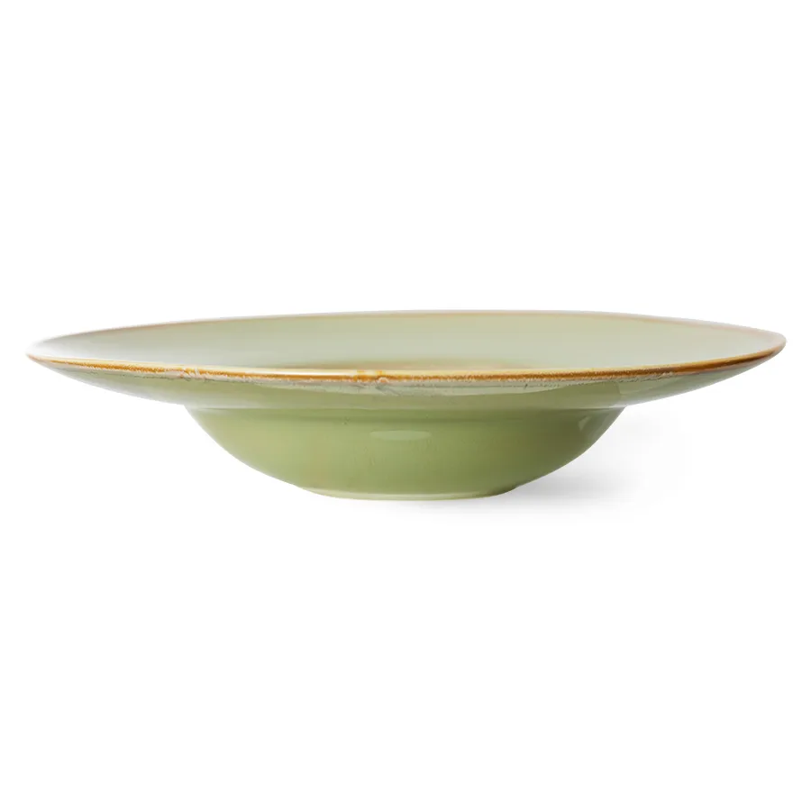 Assiette à pâtes Home Chef Ø28,5 cm, Moss green HKliving