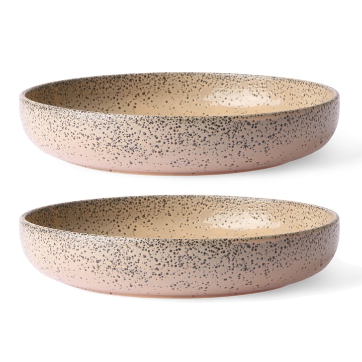 Assiette creuse Gradient Ø21,5 cm Lot de 2 - Taupe - HKliving