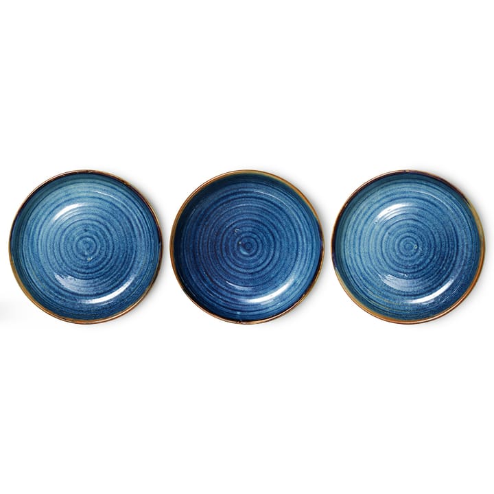 Assiette creuse Home Chef moyen Ø19,3 cm - Rustic blue - HKliving
