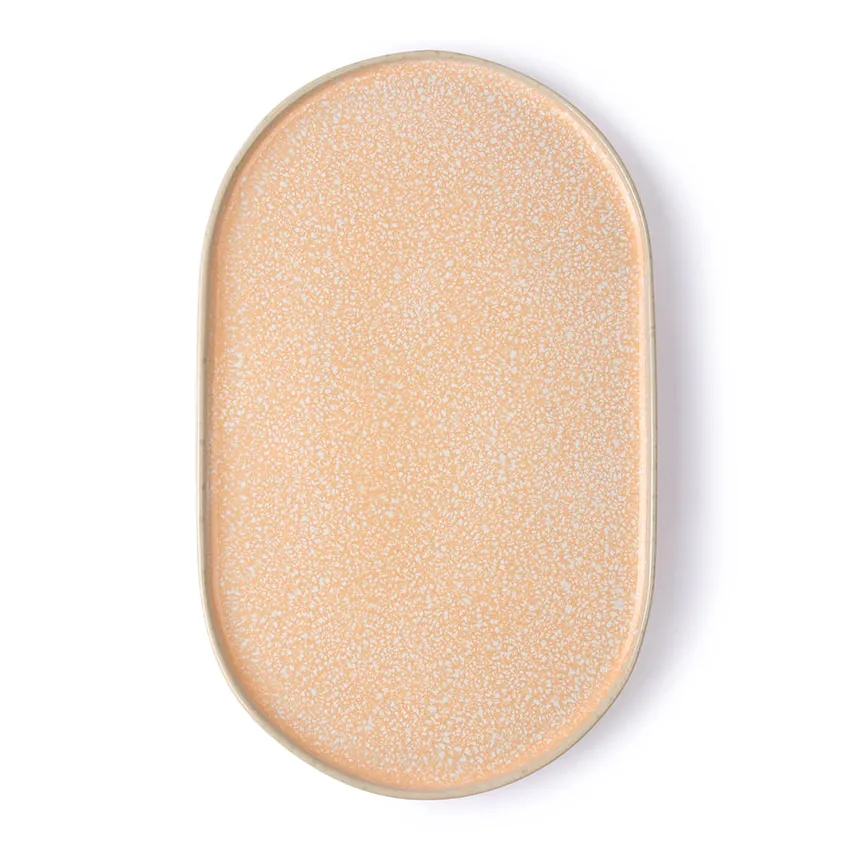 Assiette Gallery ceramics ovale, Couleur chair HKliving