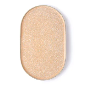 Assiette Gallery ceramics ovale - Couleur chair - HKliving