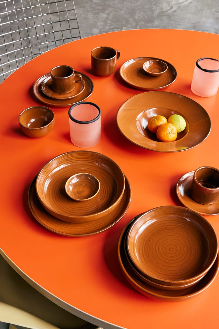 Assiette profonde Home Chef large Ø21,5 cm - Burned orange - HKliving