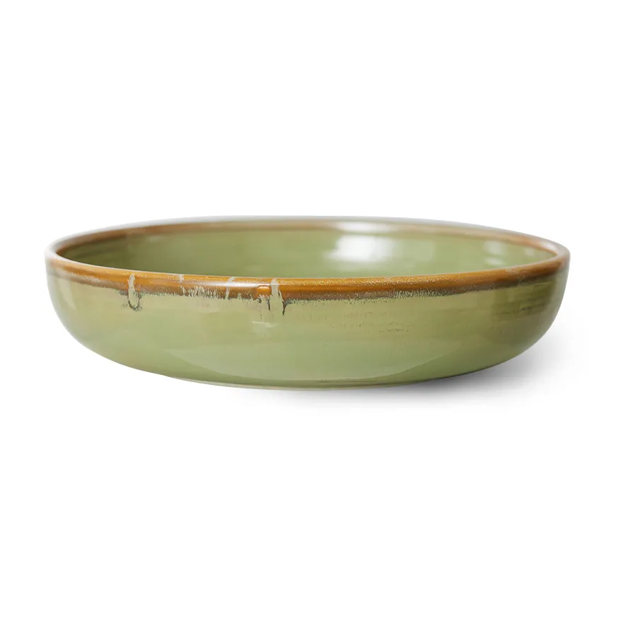 Assiette profonde Home Chef large Ø21,5 cm, Moss green HKliving