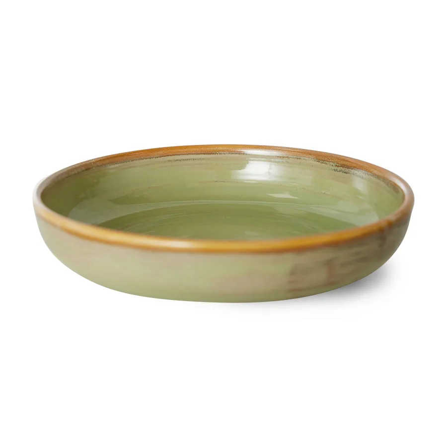 Assiette profonde Home Chef large Ø21,5 cm, Moss green HKliving