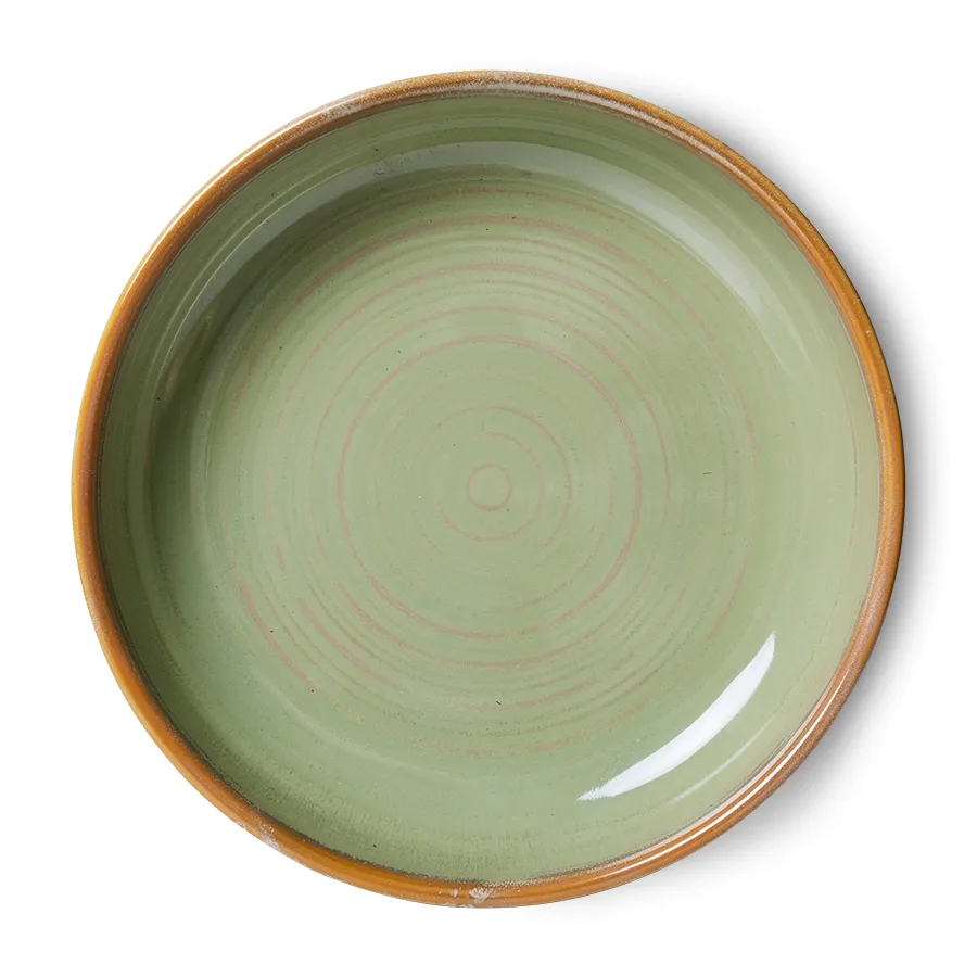 Assiette profonde Home Chef large Ø21,5 cm, Moss green HKliving