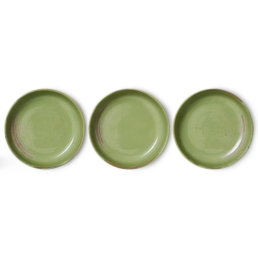 Assiette profonde Home Chef large Ø21,5 cm, Moss green HKliving