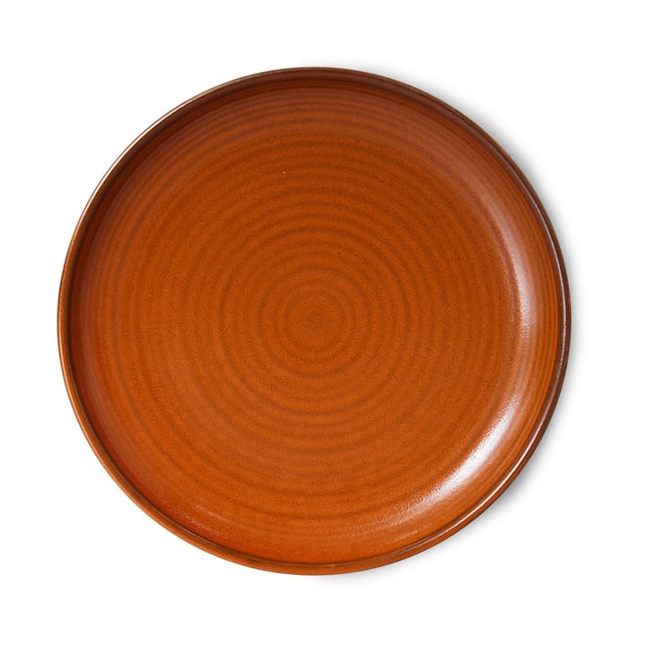 Assiette secondaire Home Chef Ø20 cm - Burned orange - HKliving