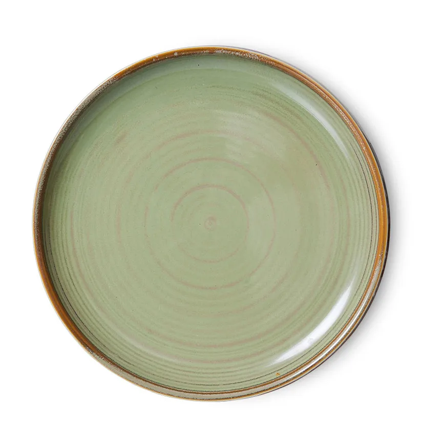 Assiette secondaire Home Chef Ø20 cm, Moss green HKliving