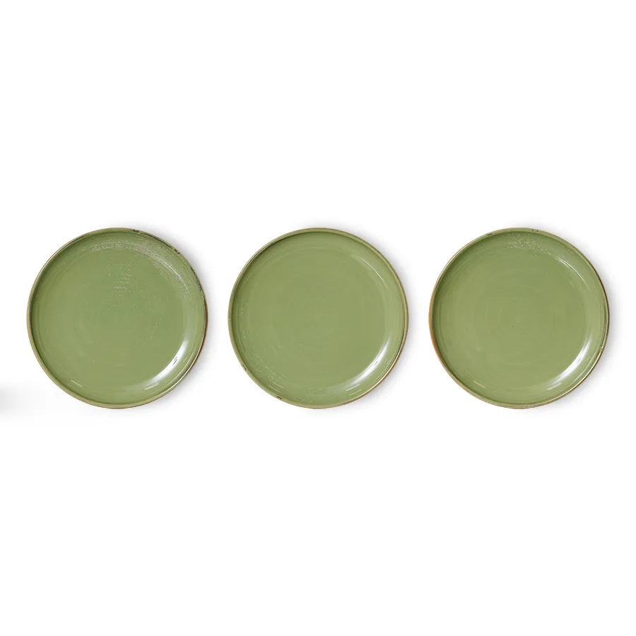 Assiette secondaire Home Chef Ø20 cm, Moss green HKliving