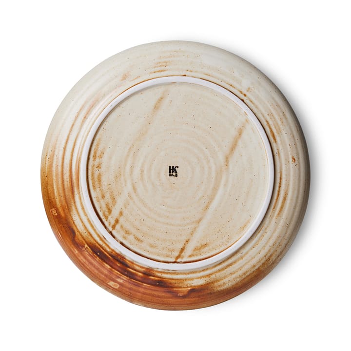 Assiette secondaire Home Chef Ø20 cm, Rustic cream-brown HKliving