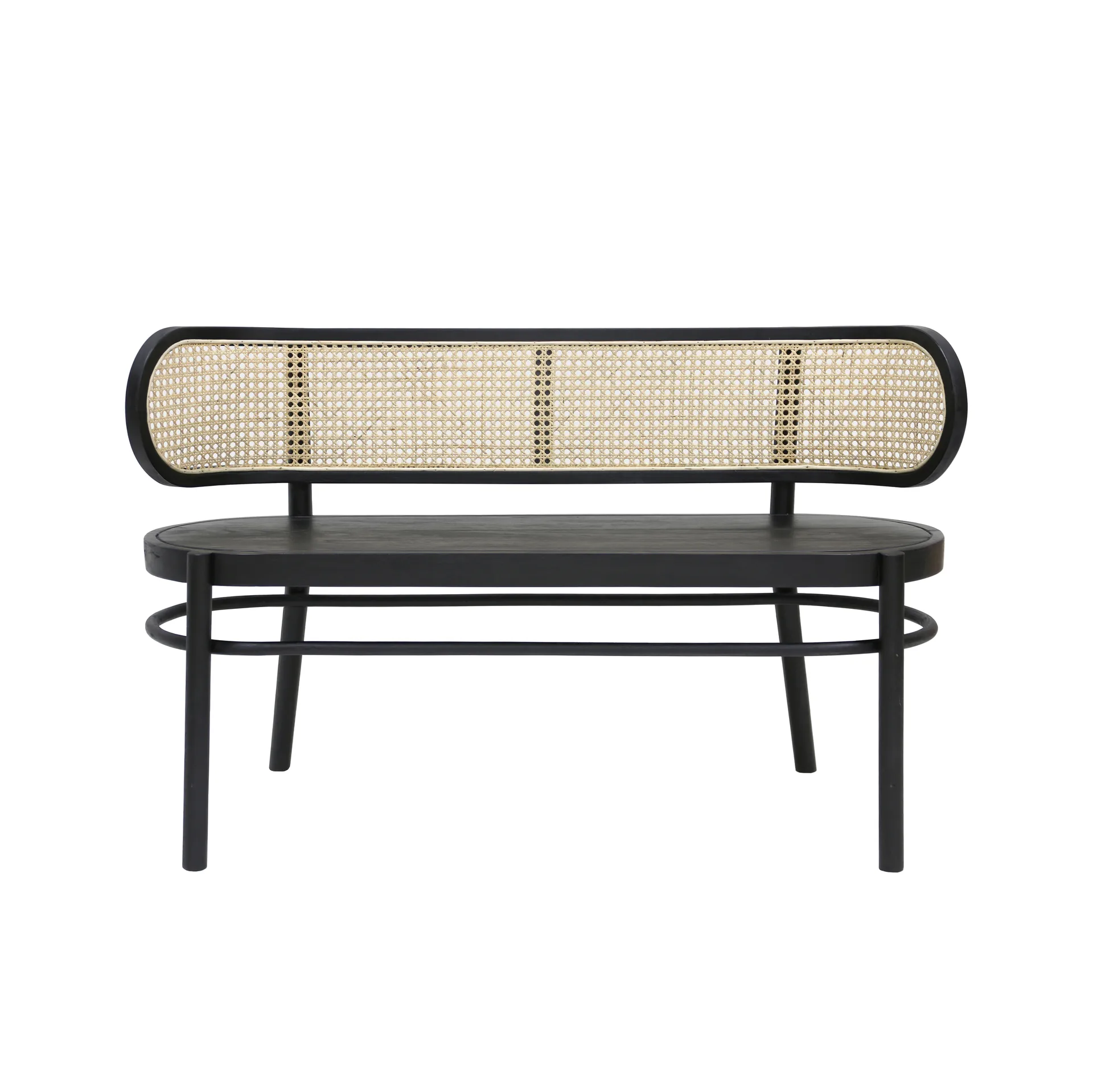 Banc HKliving retro, noir HKliving