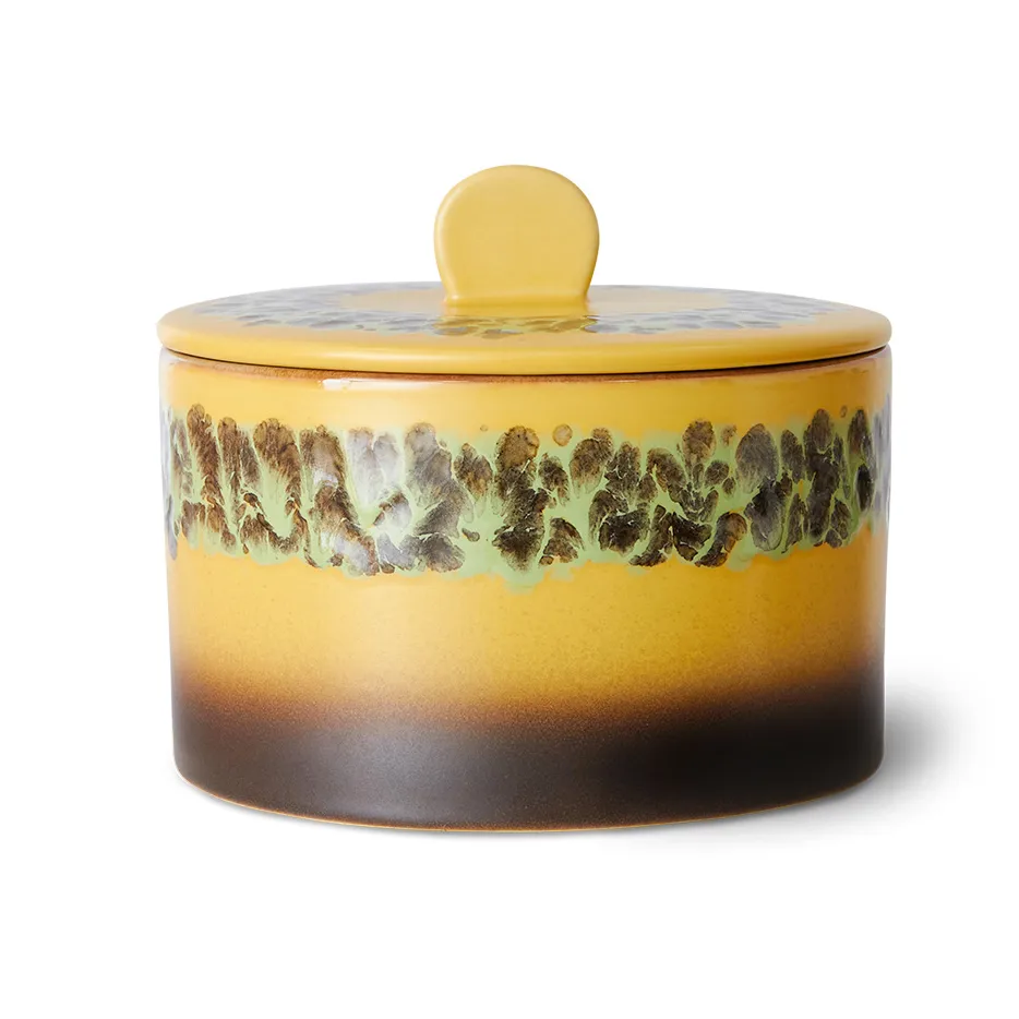Boîte à biscuits 70's Ø17 cm, Kelp HKliving