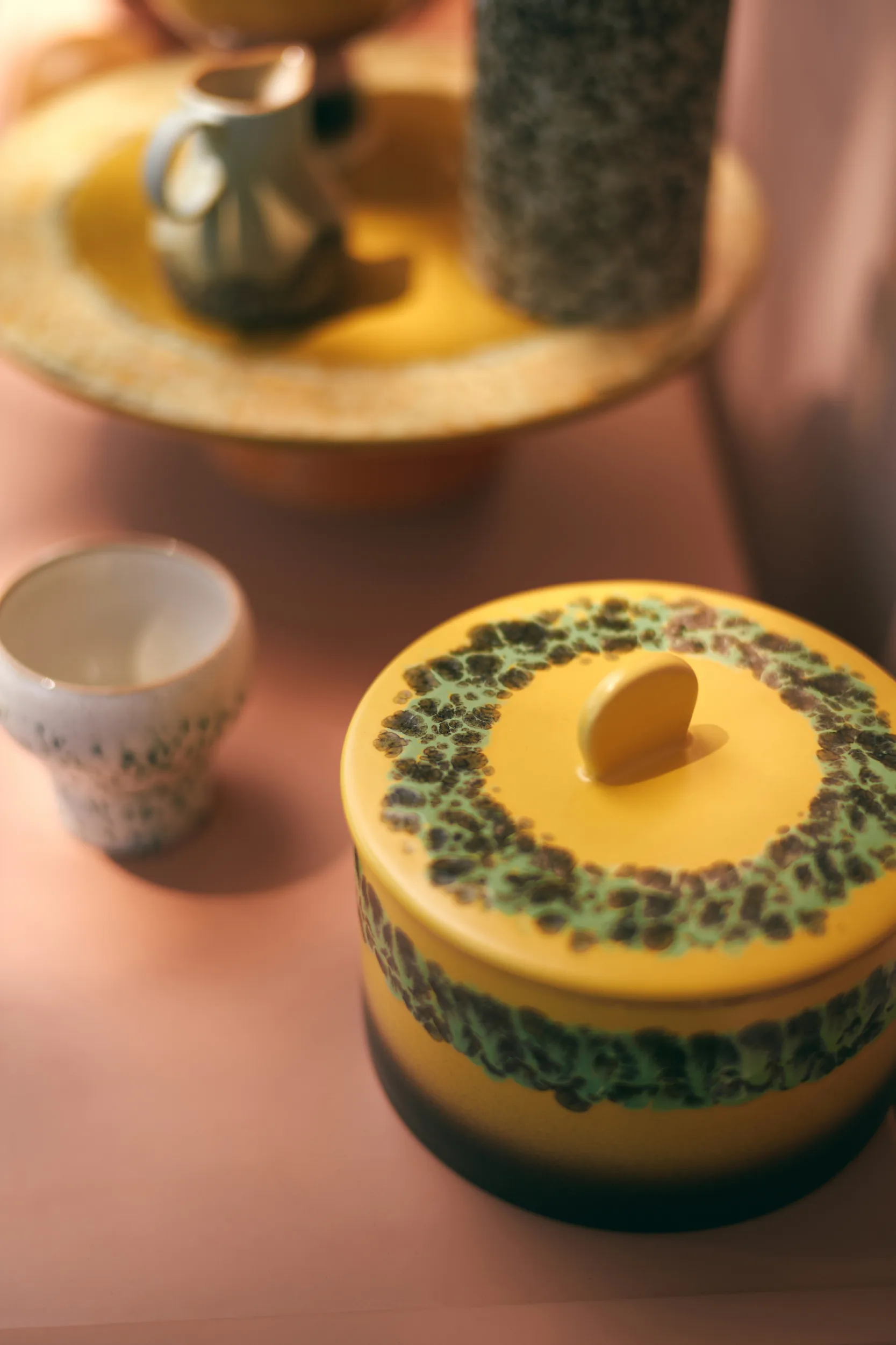 Boîte à biscuits 70's Ø17 cm, Kelp HKliving