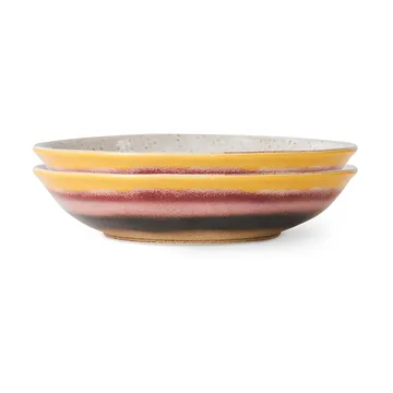 Bol 70's curry 21,7x21 cm Lot de 2 - Hibiscus - HKliving