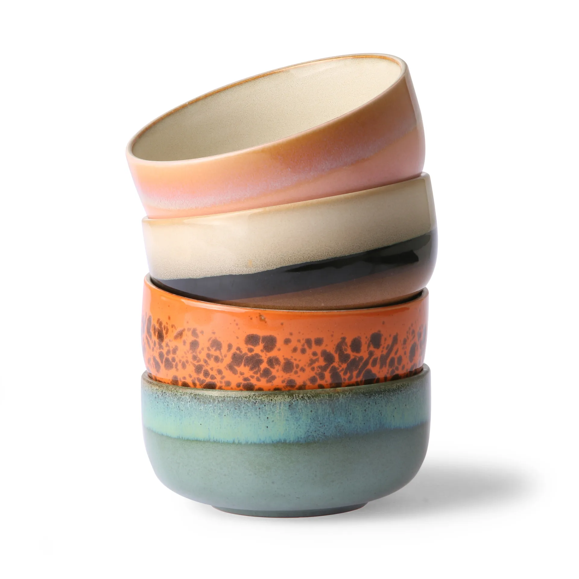 Bol à dessert 70's 4 Pièces, Multi HKliving