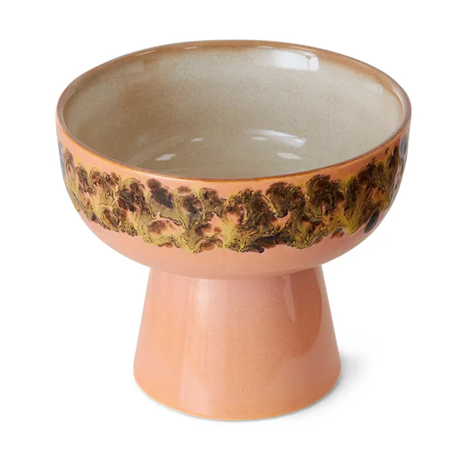 Bol à tapas sur pied L Ø12,5x11 cm, Lush HKliving