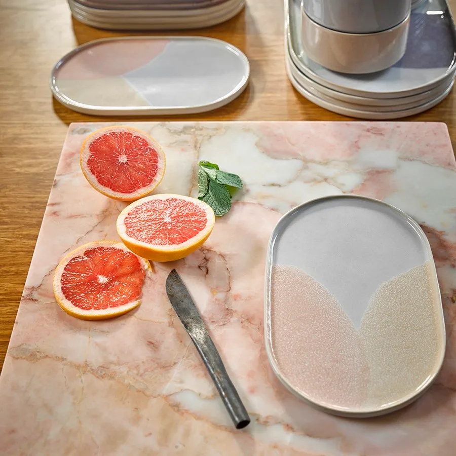 Bol Gallery ceramics Ø12 cm, Bleu-pêche HKliving