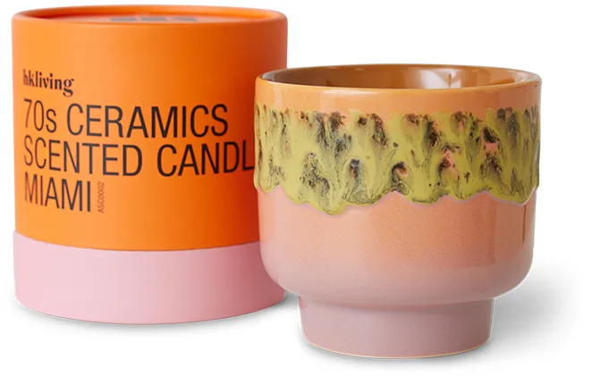 Bougie parfumée 70's 50 h, Miami HKliving