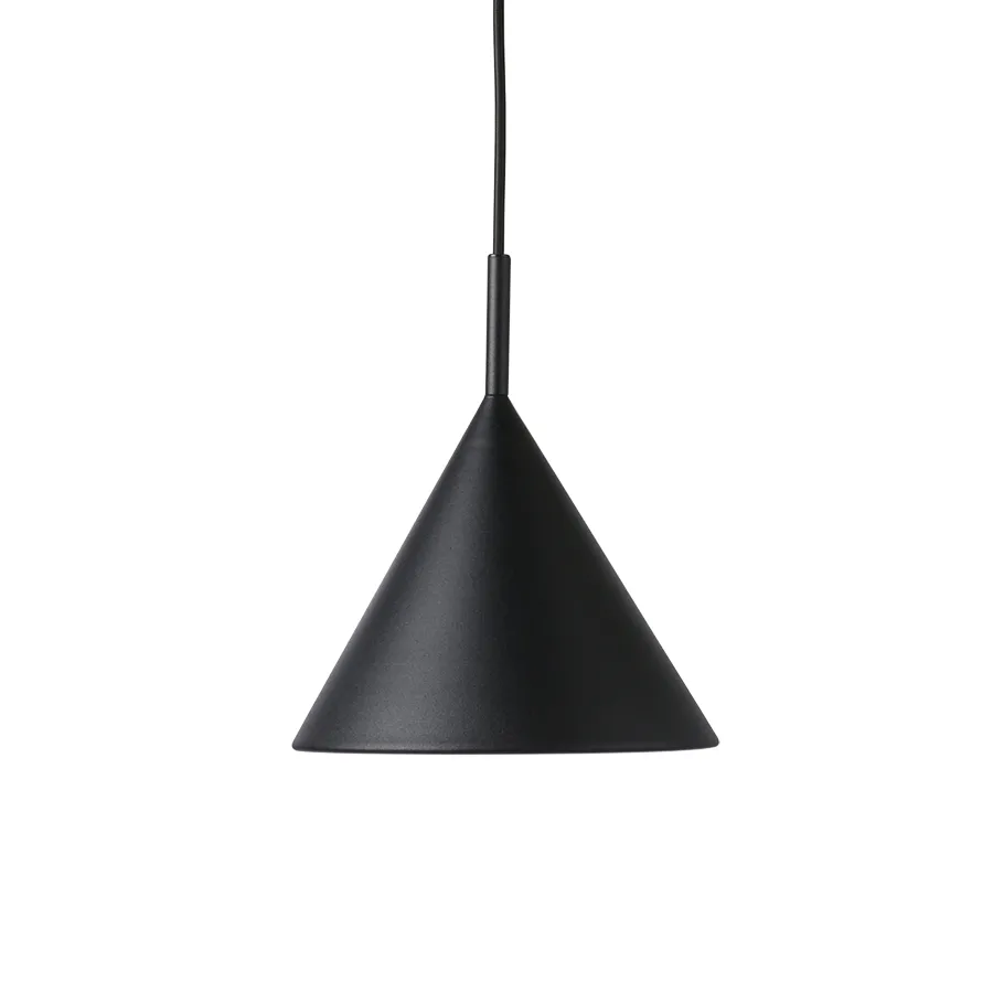 Lampe à suspension Triangle M, Matt black HKliving