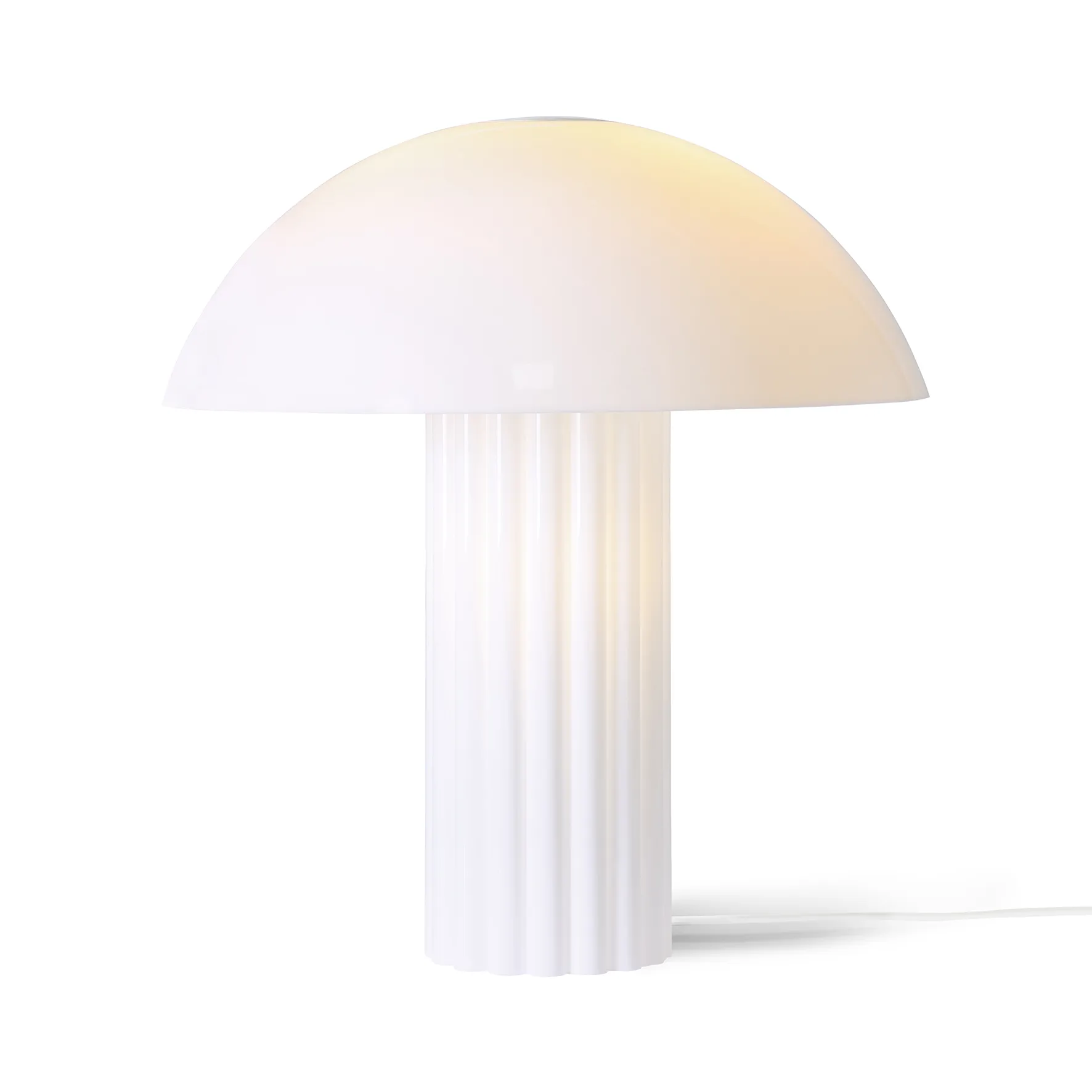 Lampe de table Cupola 61 cm, Blanc HKliving