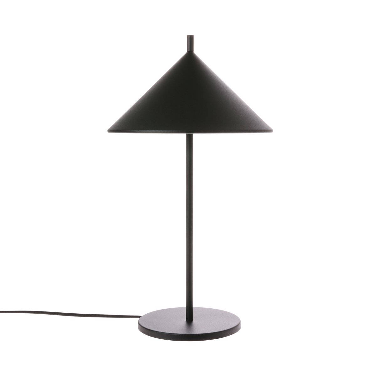 hkliving lampe de table triangle noir