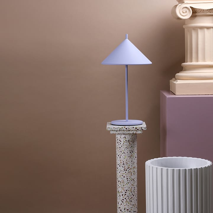 Lampe de table Triangle, Violet mat HKliving