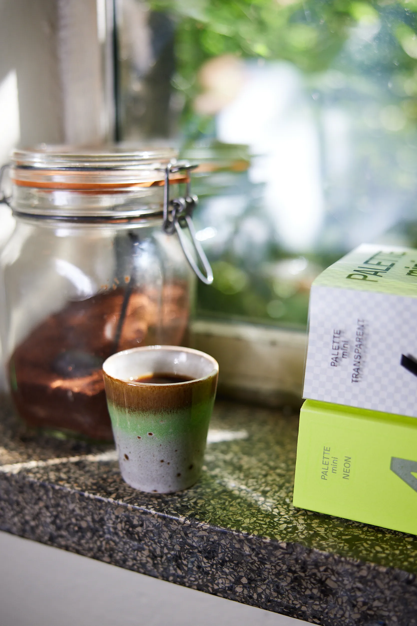 Lot de 4 tasses ristretto 70's, Good vibes HKliving