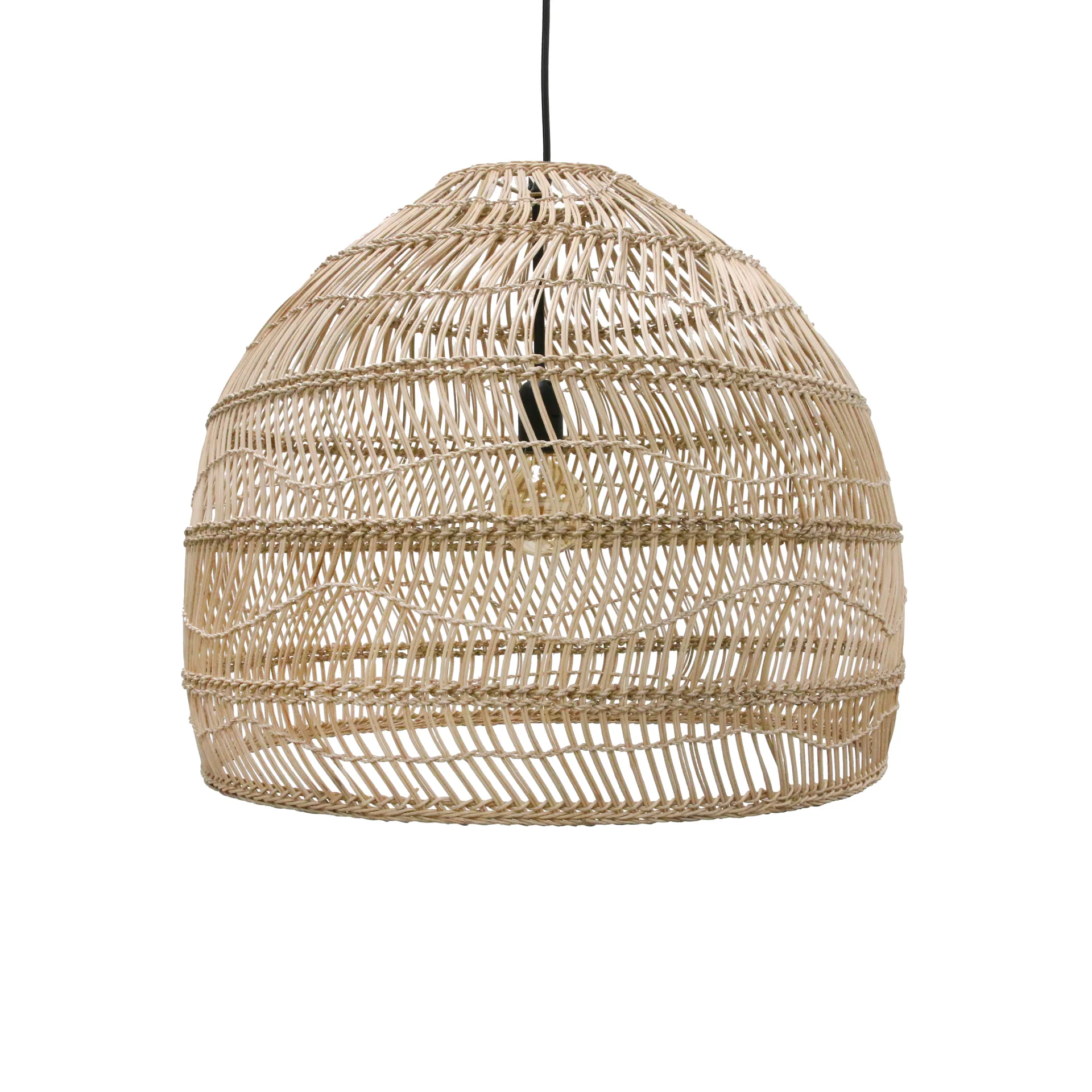 Moyenne lampe panier HKliving, naturel HKliving