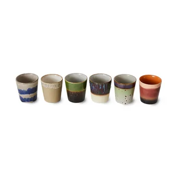 Mug 70’s lot de 6 - Grounding - HKliving