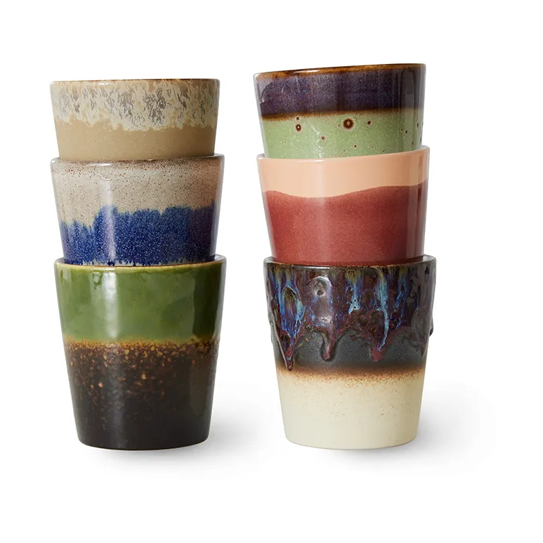 Mug 70’s lot de 6, Grounding HKliving