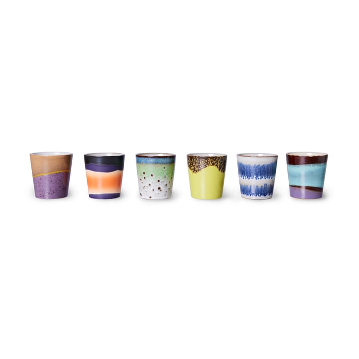 Mug 70’s lot de 6 - Multi - HKliving