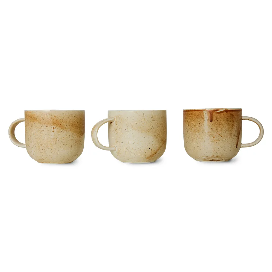 Mug avec anse Home Chef 32 cl, Rustic cream-brown HKliving