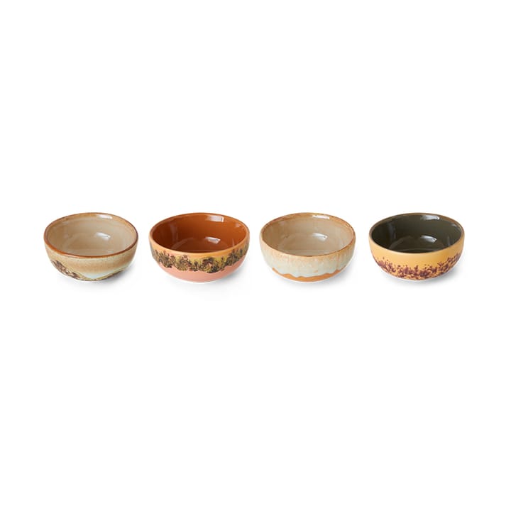 Petit bol 70's lot de 4, Marine HKliving