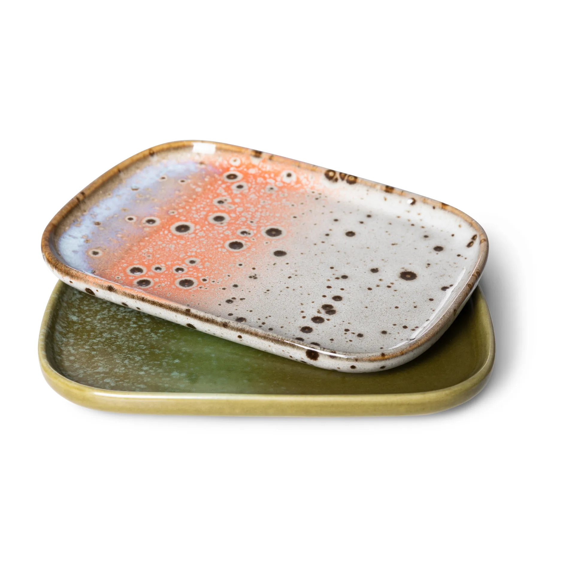 Petit plateau 70's lot de 2, Asteroids / Grass HKliving