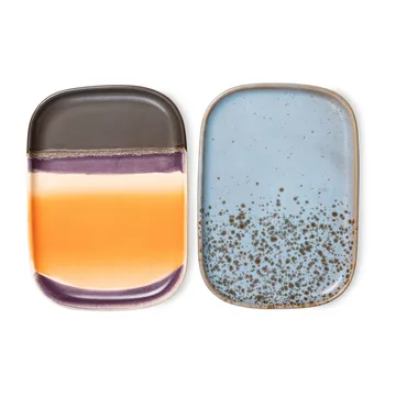 Petit plateau 70's lot de 2 - Berry / Jupiter
 - HKliving