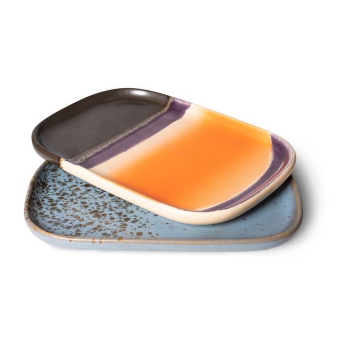 Petit plateau 70's lot de 2, Berry / Jupiter
 HKliving