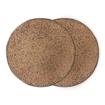 Petite assiette Gradient 22,5 cm 2 pièces - Taupe (marron) - HKliving