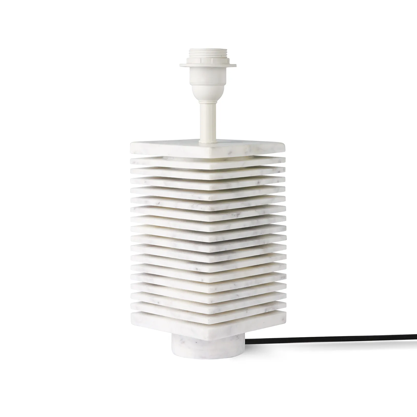 Pied pour lampe Ribbed, Blanc HKliving