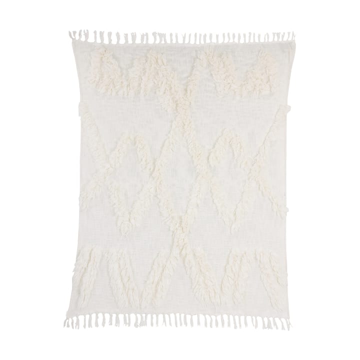Plaid avec franges HKliving, Blanc HKliving