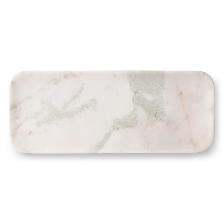 Plateau HKliving Marbre 30 x 12cm - Blanc-vert-Rose - HKliving