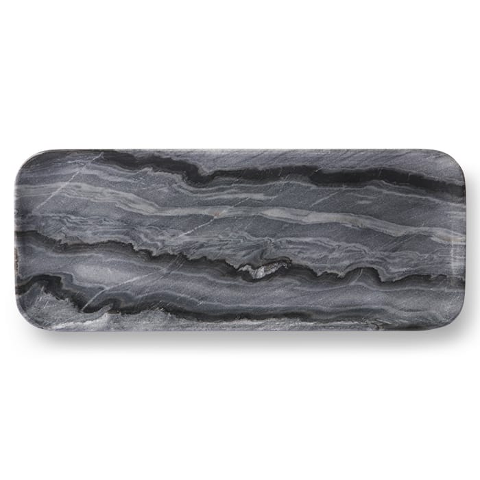 Plateau HKliving Marbre 30 x 12cm - Gris - HKliving