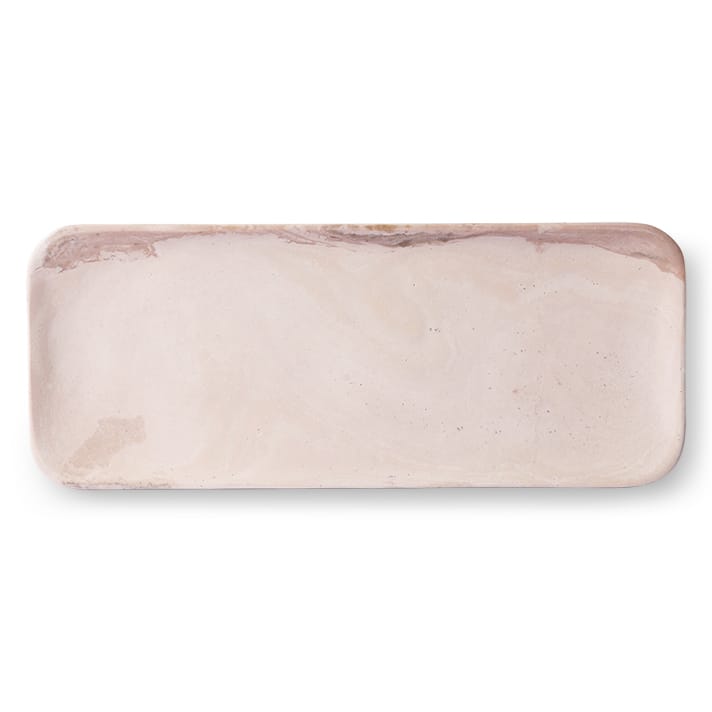 Plateau HKliving Marbre 30 x 12cm - Rose - HKliving