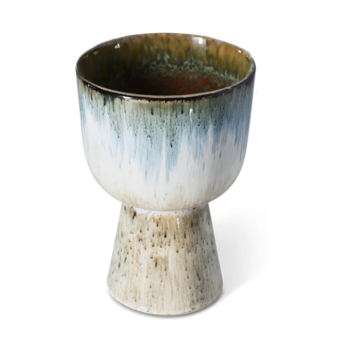 Pot de fleurs rétro Ø16,5 cm, Glacier HKliving