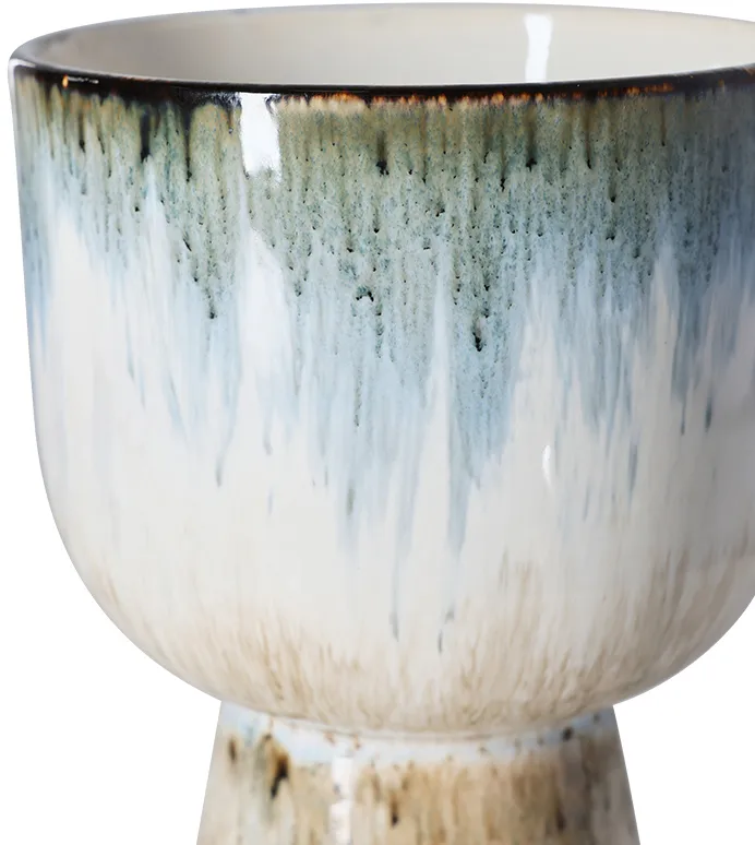 Pot de fleurs rétro Ø16,5 cm, Glacier HKliving