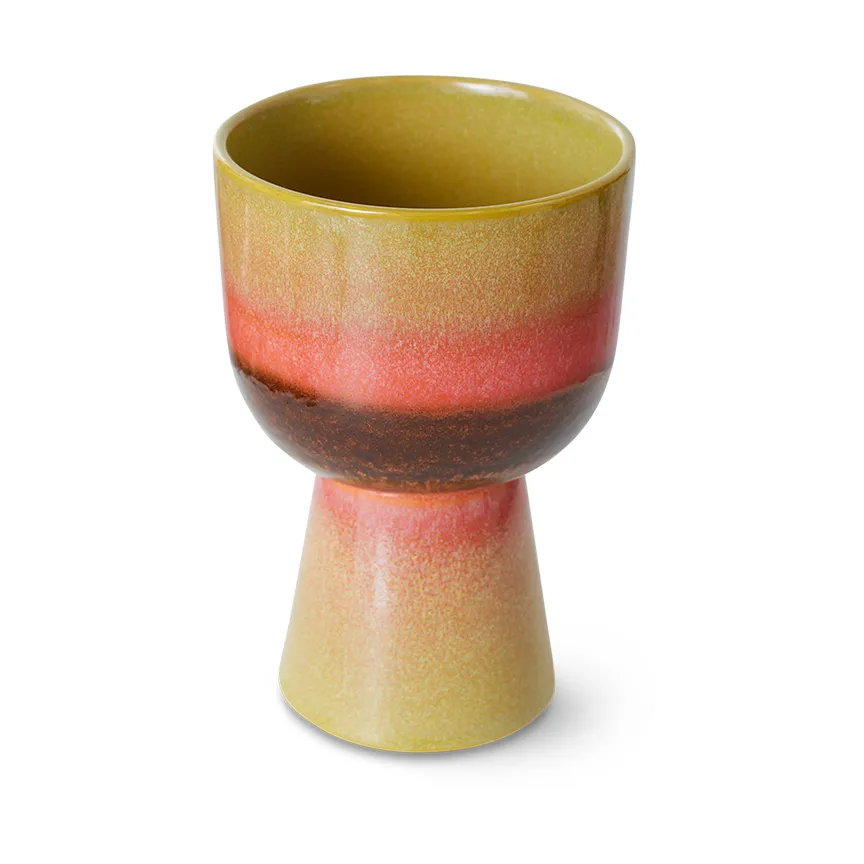 Pot de fleurs rétro Ø16,5 cm, Lime green HKliving