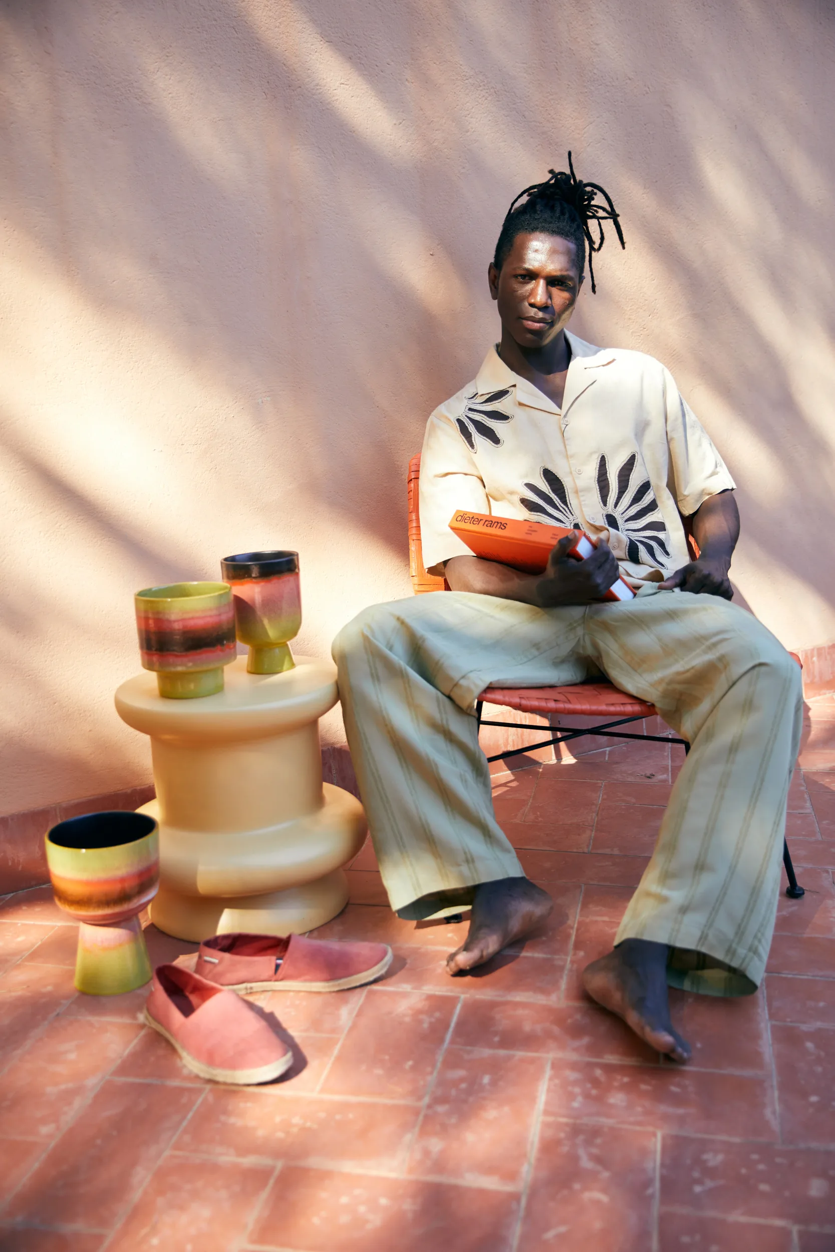 Pot de fleurs rétro Ø16,5 cm, Lime green HKliving