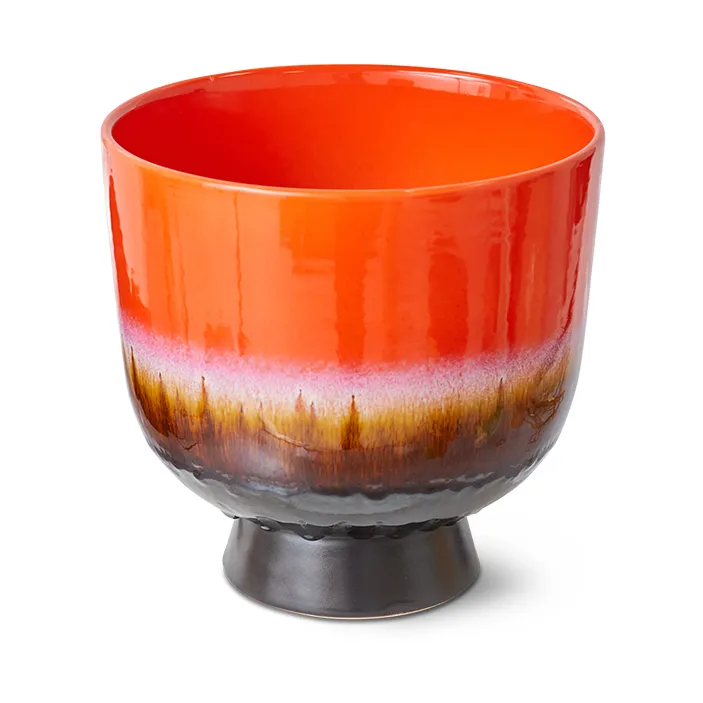 Pot de fleurs rétro Ø20,5 cm, Cherry red HKliving